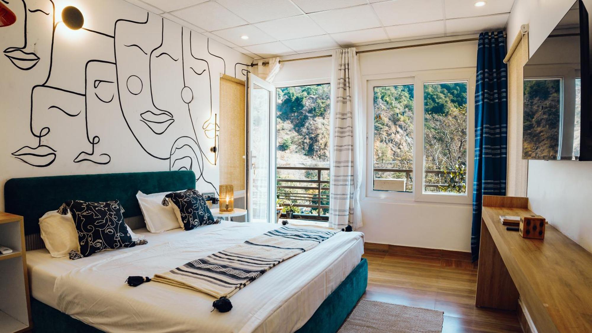 Art Bliss Hostel Rishikesh Luaran gambar